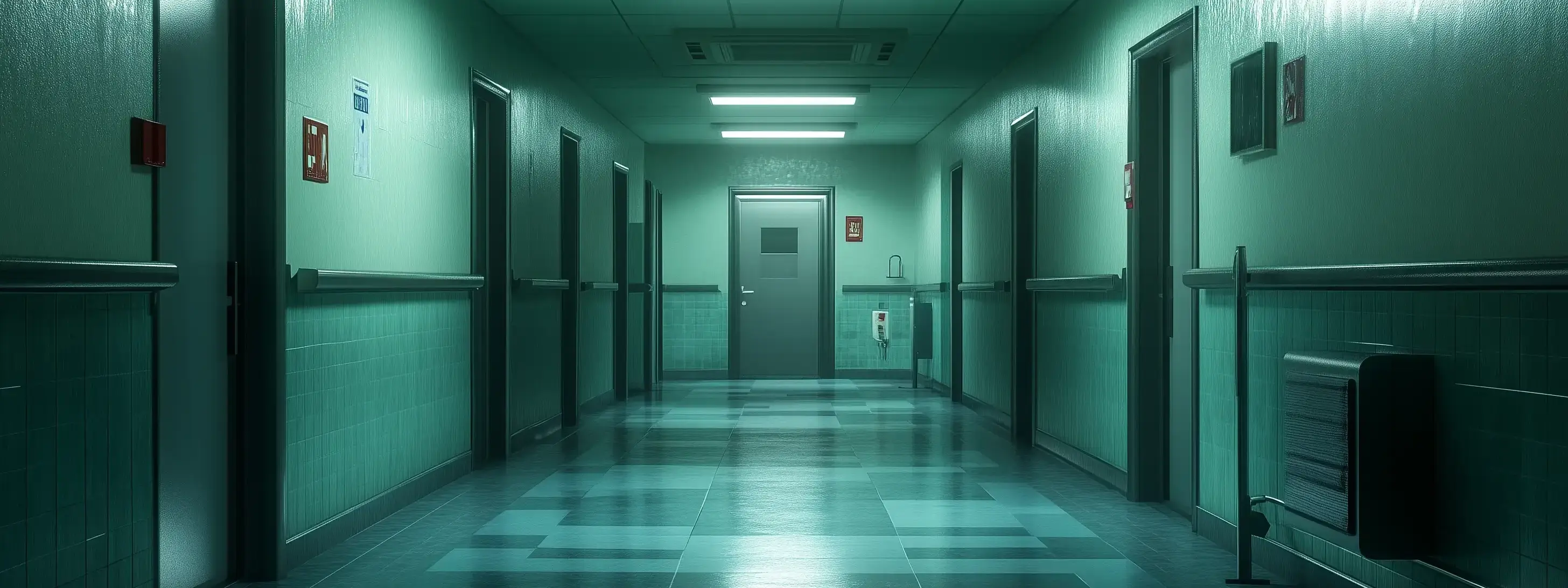 Image of a hospital hallway